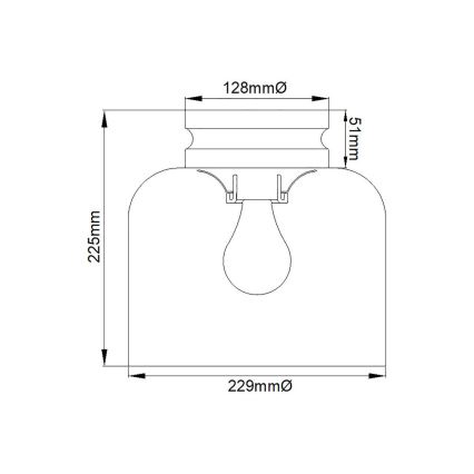 Feiss - Laelamp HOUNSLOW 1xE27/60W/230V läikiv kroom