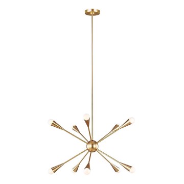 Feiss - LED Ripplühter JAX 10xG9/3W/230V kuldne