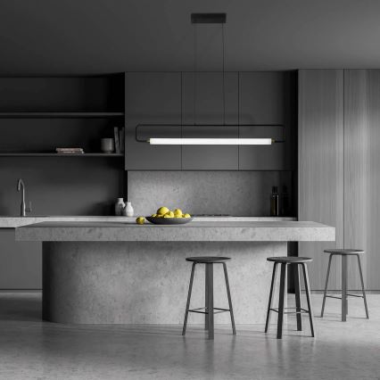 FELICJA kaabliga riputatav LED-lühter LED/30W/230V 4000K must