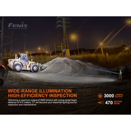 Fenix C7 - LED Hämardatav laetav taskulamp 1xLED/1x21700 IP68 3000 lm 68 h