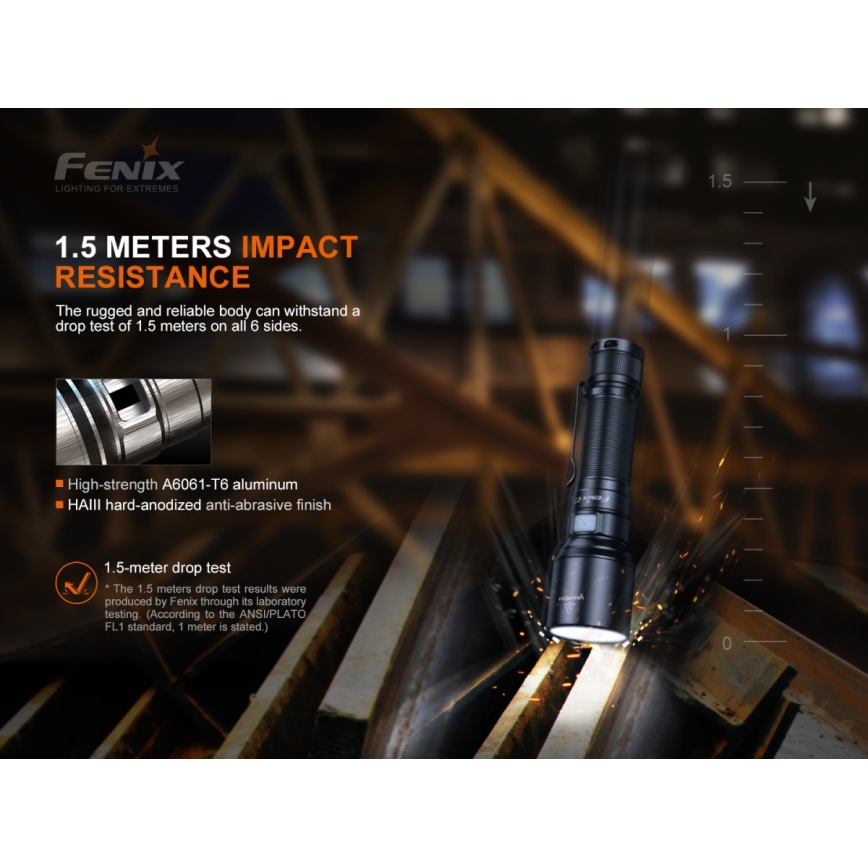 Fenix C7 - LED Hämardatav laetav taskulamp LED/1x21700 IP68 3000 lm 68 h