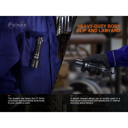 Fenix C7 - LED Hämardatav laetav taskulamp LED/1x21700 IP68 3000 lm 68 h