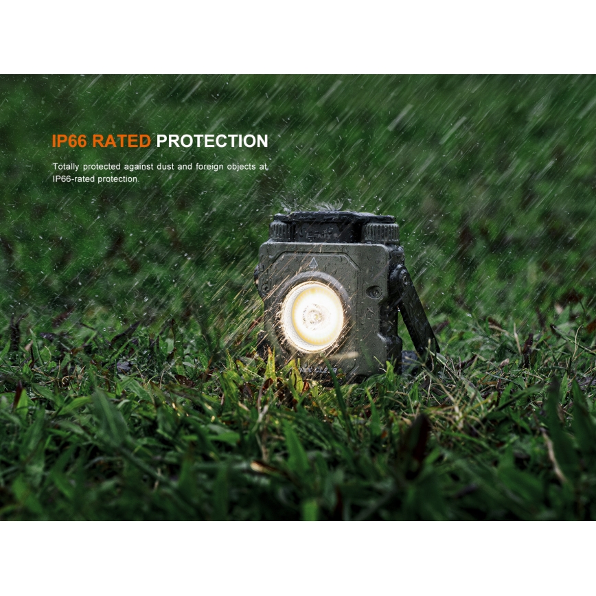 Fenix CL27RGRE - LED Hämardatav laetav valgusti LED/USB IP66 1600 lm 285 h