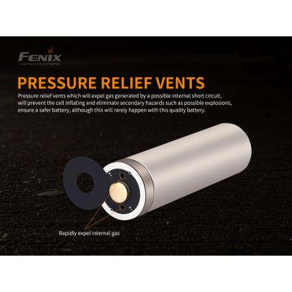 Fenix FE21700USB - 1 tk Laetav USB-aku, 3,6V, 5000 mAh
