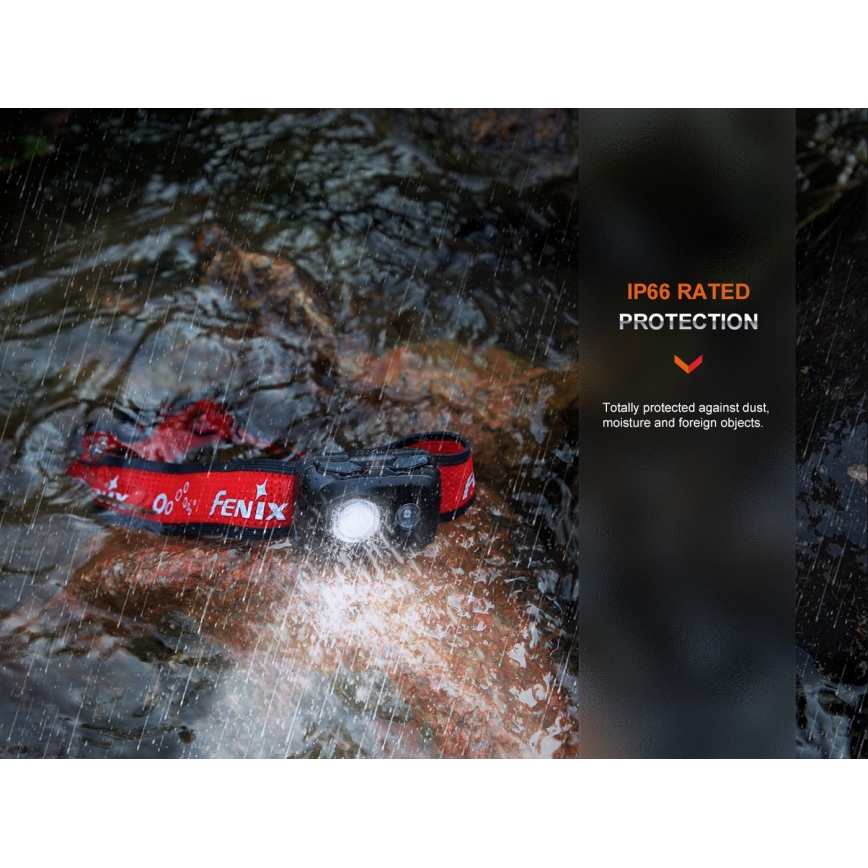 Fenix HL16V2PIN - LED Pealamp LED/3xAAA IP66 450 lm 200 h roosa