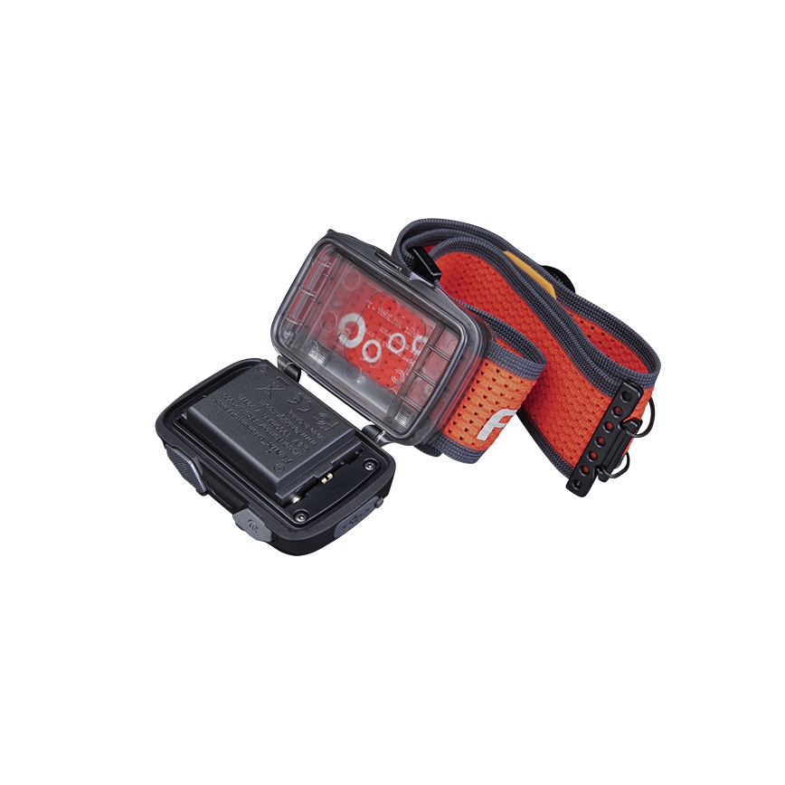 Fenix HL32RTBLCK - LED Laetav pealamp LED/USB/3xAAA IP66 800 läikiv 300 h 1900 mAh must/oranž