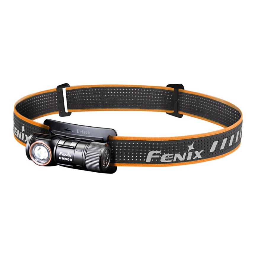 Fenix HM50RV20 - LED Laetav pealamp 3xLED/USB/1xCR123A IP68 700 läikiv 120 h 700 mAh