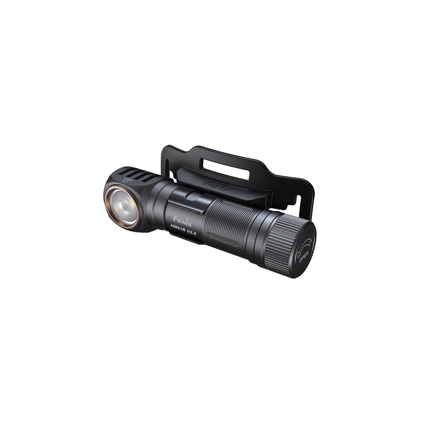 Fenix HM61RV20 - LED Laetav pealamp LED/USB/2xCR123A IP68 1600 lm 300 h 3400 mAh