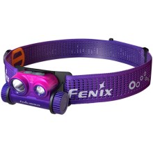 Fenix HM65RDTNEB -LED Laetav pealamp LED/USB IP68 1500 lm 300 h lilla/roosa