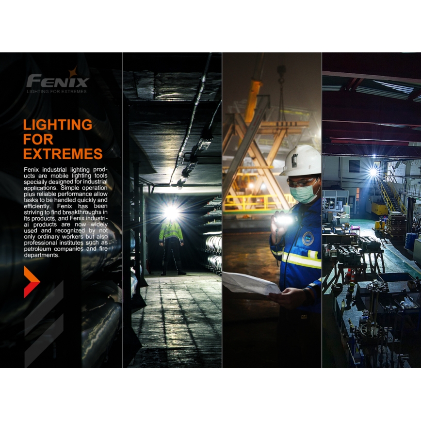 Fenix HM70R - LED Laetav pealamp 4xLED/1x21700 IP68 1600 läikiv 800 h 5000 mAh