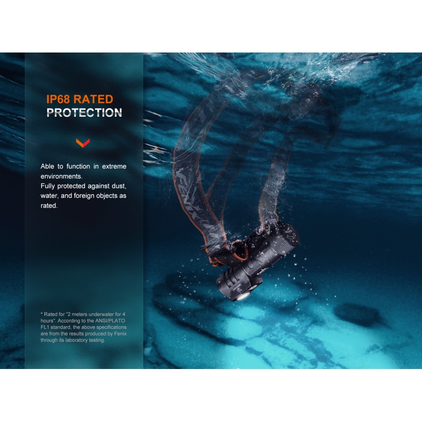 Fenix HM71R - LED Laetav pealamp LED/USB IP68 2700 läikiv 400 h 5000 mAh