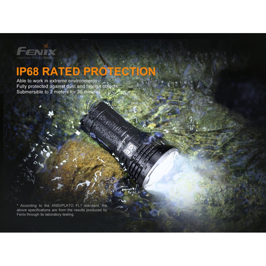 Fenix LR50R - LED Taaslaetav taskulamp 4xLED/USB IP68 12000 58 h