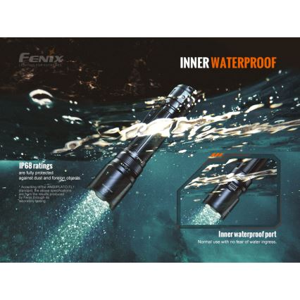 Fenix TK20RV20 - LED Taktikaline taaslaetav taskulamp LED/USB IP68 3000 lm 48 h