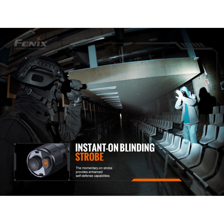 Fenix TK20RV20 - LED Taktikaline taaslaetav taskulamp LED/USB IP68 3000 lm 48 h