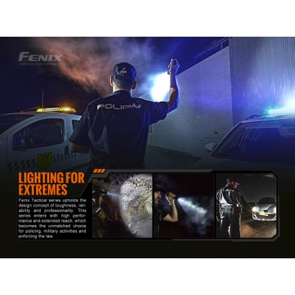 Fenix TK20RV20 - LED Taktikaline taaslaetav taskulamp LED/USB IP68 3000 lm 48 h
