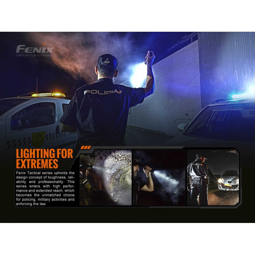 Fenix TK20RV20 - LED Taktikaline taaslaetav taskulamp LED/USB IP68 3000 lm 48 h