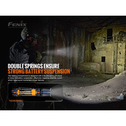 Fenix TK20RV20 - LED Taktikaline taaslaetav taskulamp LED/USB IP68 3000 lm 48 h