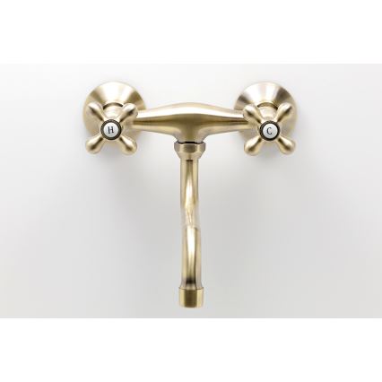 FERRO - ANTICA köögivalamu- ja valamusegisti, pronks