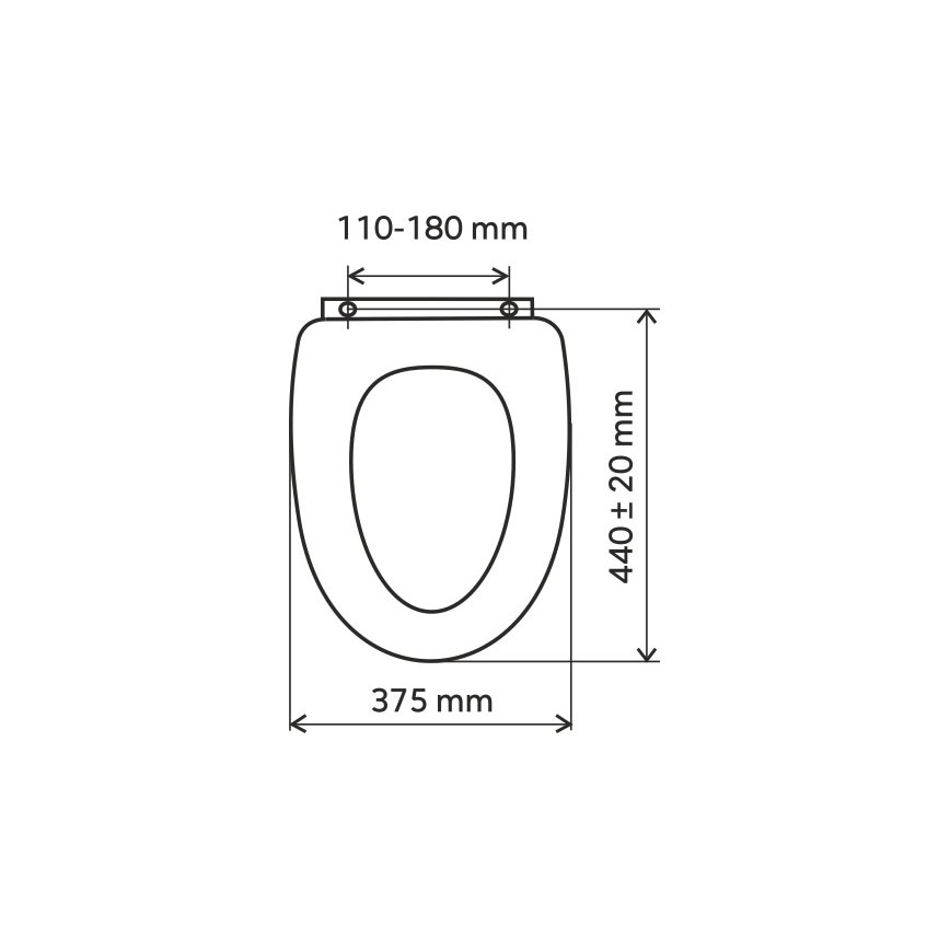 FERRO - WC-poti kaas MDF/bambuse dekor