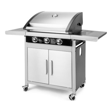 Fieldmann - Gaasigrill 3x põleti matt kroom