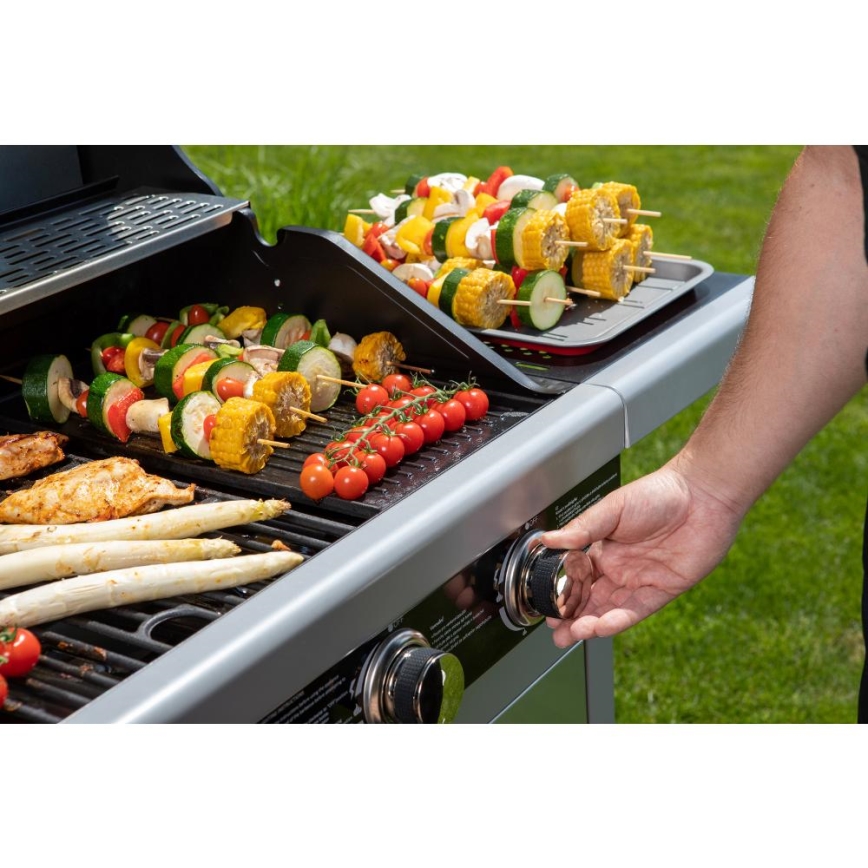Fieldmann - Gaasigrill 3x põleti matt kroom