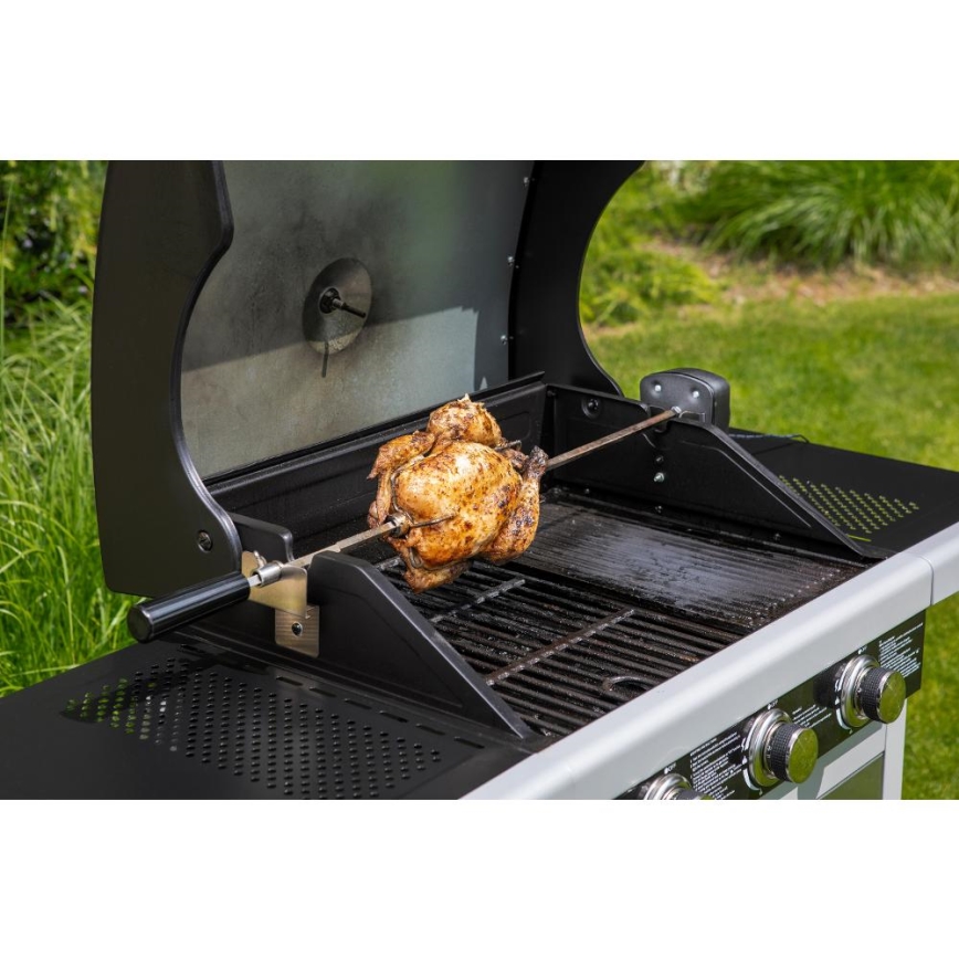 Fieldmann - Gaasigrill 3x põleti matt kroom