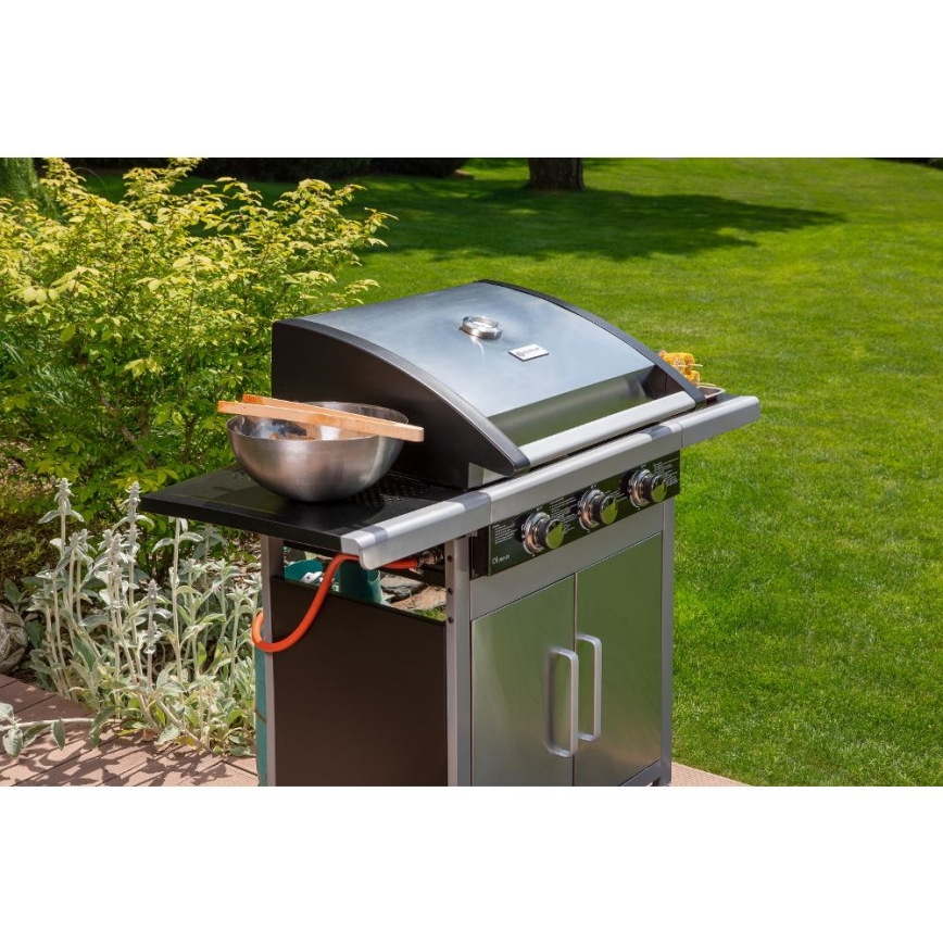 Fieldmann - Gaasigrill 3x põleti matt kroom