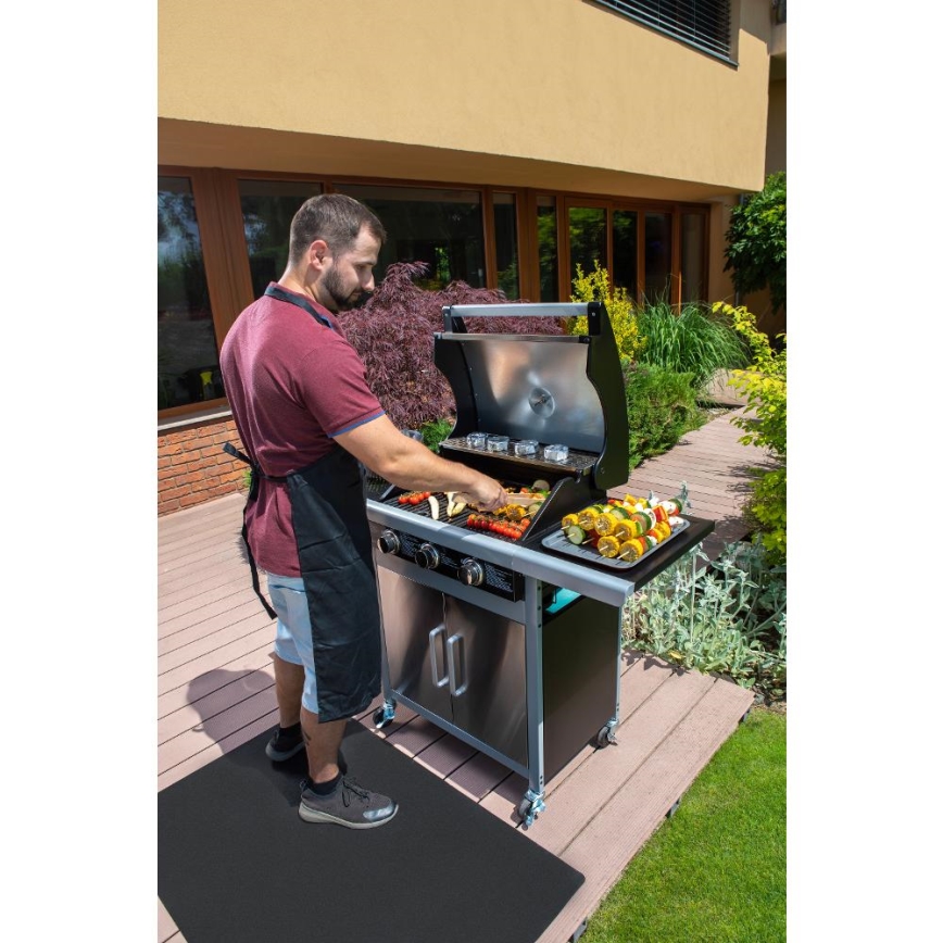 Fieldmann - Gaasigrill 3x põleti matt kroom