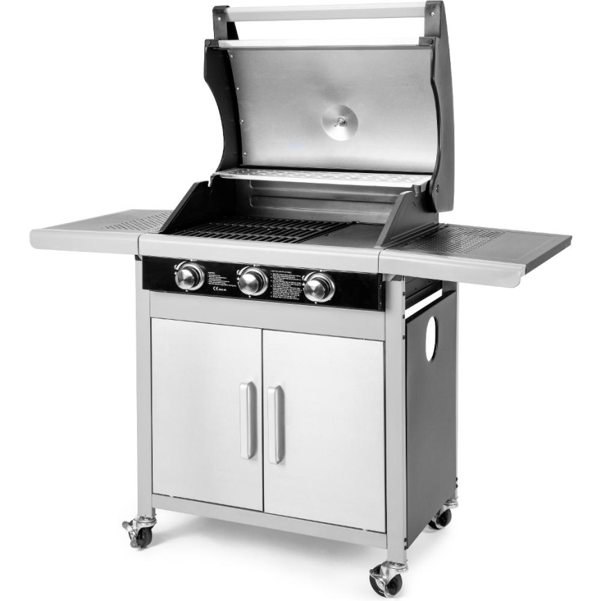 Fieldmann - Gaasigrill 3x põleti matt kroom