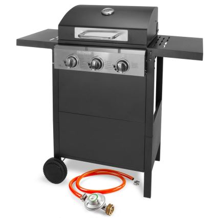 Fieldmann - Gaasigrill 3x põleti must