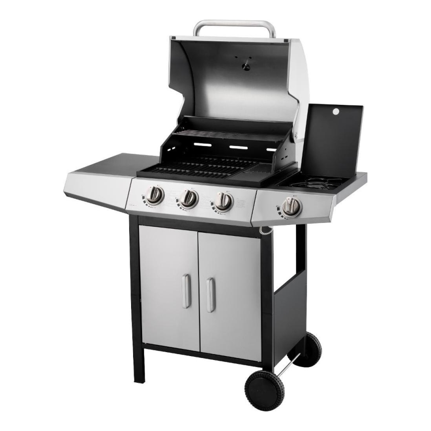 Fieldmann - Gaasigrill 4x põleti matt kroom/must