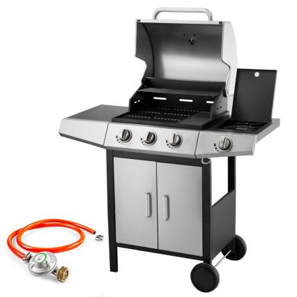 Fieldmann - Gaasigrill 4x põleti matt kroom/must