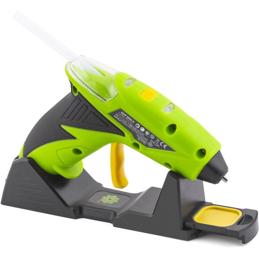 Fieldmann - Juhtmevaba liimipüstol 4V 1500 mAh roheline