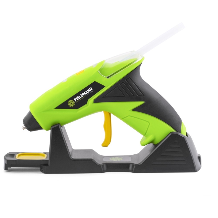 Fieldmann - Juhtmevaba liimipüstol 4V 1500 mAh roheline