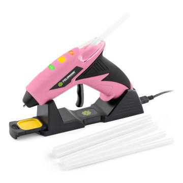 Fieldmann - Juhtmevaba liimipüstol 4V 1500 mAh roosa
