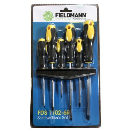 Fieldmann - Kruvikeerajate komplekt koos hoidjaga 6 tk