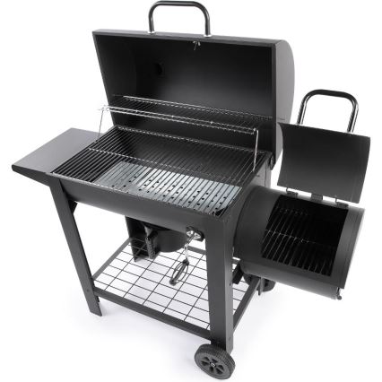 Fieldmann - Söegrill suitsutajaga must