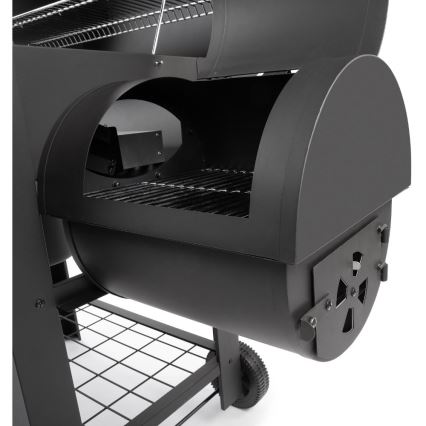 Fieldmann - Söegrill suitsutajaga must