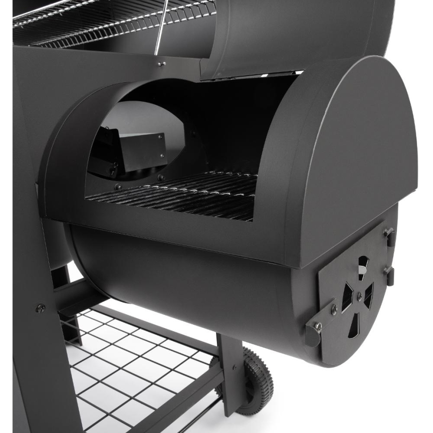 Fieldmann - Söegrill suitsutajaga must