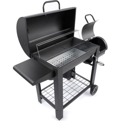 Fieldmann - Söegrill suitsutajaga must