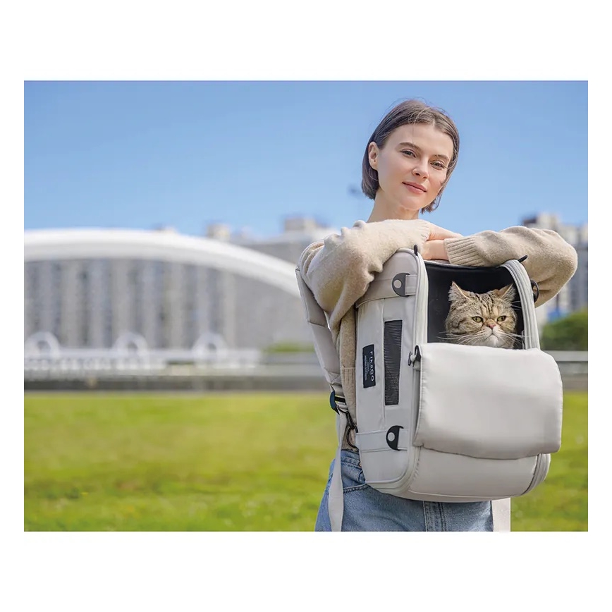 Fikago - Reisikott kassidele ja koertele TRUFFLE Grey