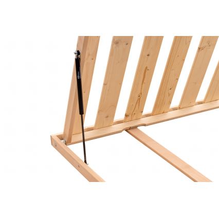 Fikseeritud voodilippide alus koos küljepoole kallutusega OSLO 200x90 cm