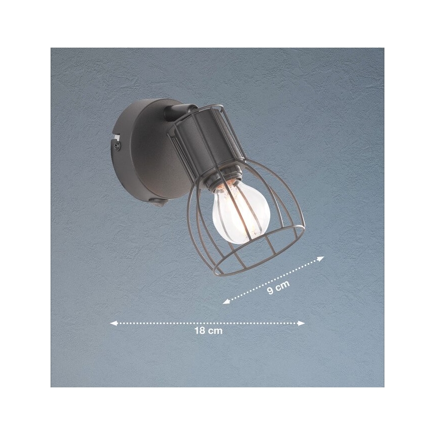 Fischer & Honsel 30074 - Kohtvalgusti seinale KAFES 1xE14/25W/230V