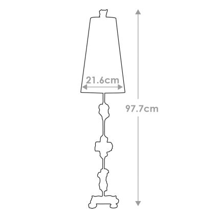 Flambeau - Laualamp FRAGMENT 1xE27/60W/230V