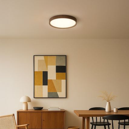 FOREST LED laelamp, 24W/230V, läbimõõt 39 cm, pruun