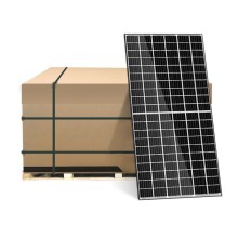 Fotogalvaaniline päikesepaneel LEAPTON 410Wp must raam IP68 Half Cut/Poollõige - kaubaalus 36 tk