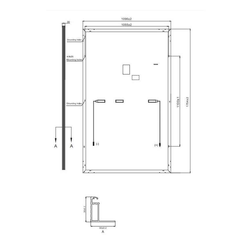 Fotogalvaaniline päikesepaneel RISEN 400Wp must raam IP68 Half Cut/poollõige