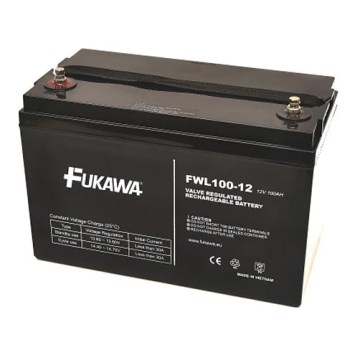 FUKAWA FWL 100-12 - Lead-acid battery 12V/100 Ah/thread M6