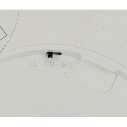Fulgur 42361 - LED Laevalgusti NOMY LED/24W/230V 3000/4000/6000K IP40 d. 30 cm valge