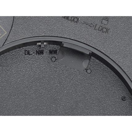 Fulgur 42362 - LED Laevalgusti NOMY LED/24W/230V 3000/4000/6000K IP40 d. 30 cm must